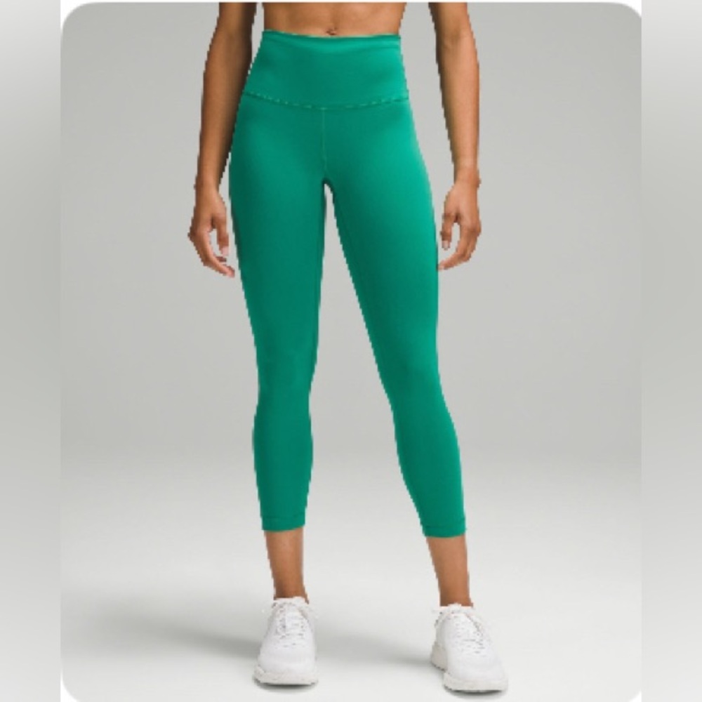 lululemon athletica High-Rise 7/8 Leggings in Teal Green